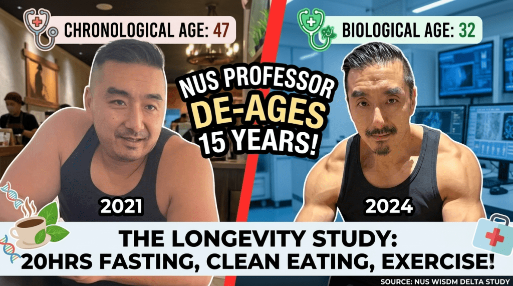 Can Drink Kopi and Turn Back Time? How an NUS Prof Cut 15 Years Off His&nbsp;Age!