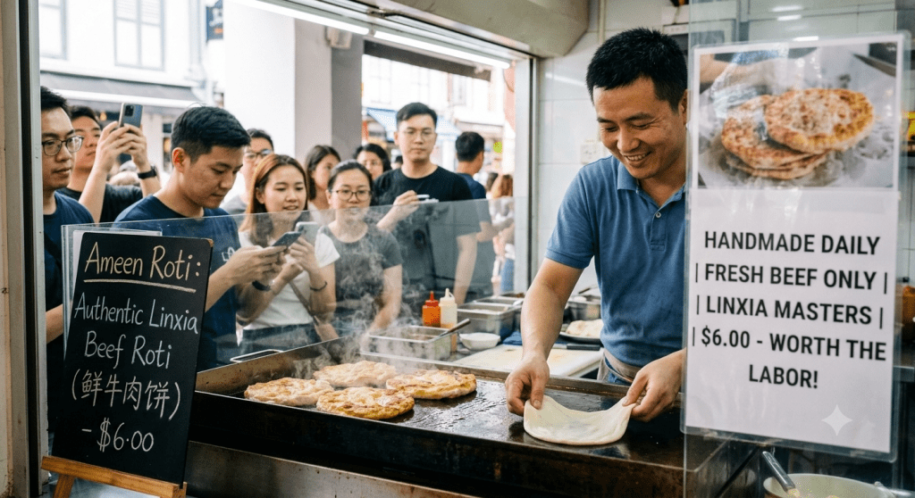 From Classroom to Crisp Dough: Why Netizens Are Complain-ing (and Still Queueing) for $6 Linxia Beef&nbsp;Roti